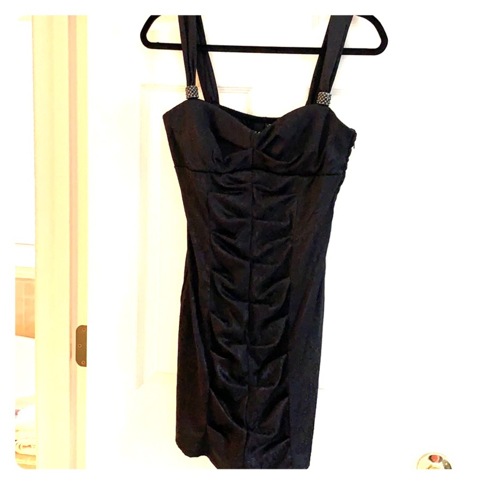 Black cocktail dress